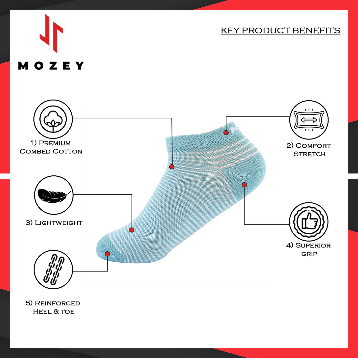 Ankle-Women Sneaker Socks-pack of 2