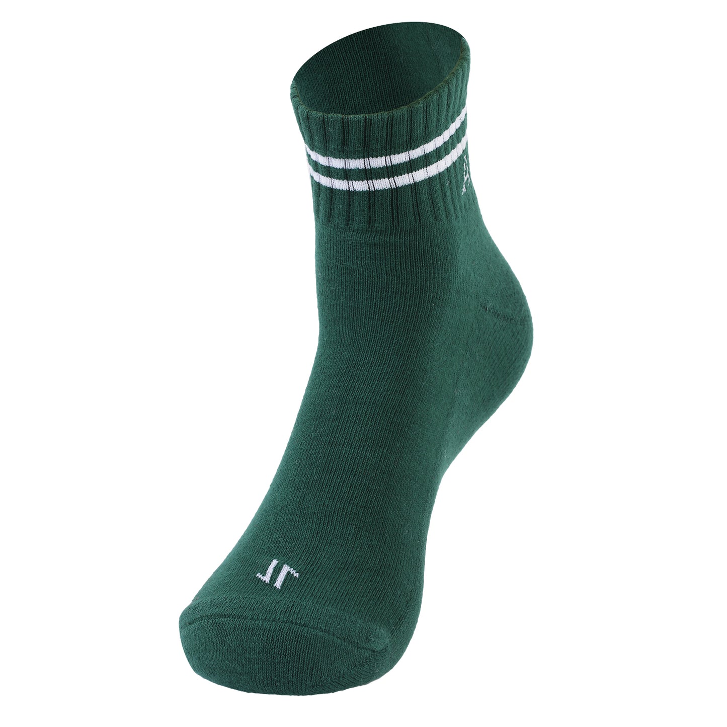 Lifestyle Socks- Quater length - green/white