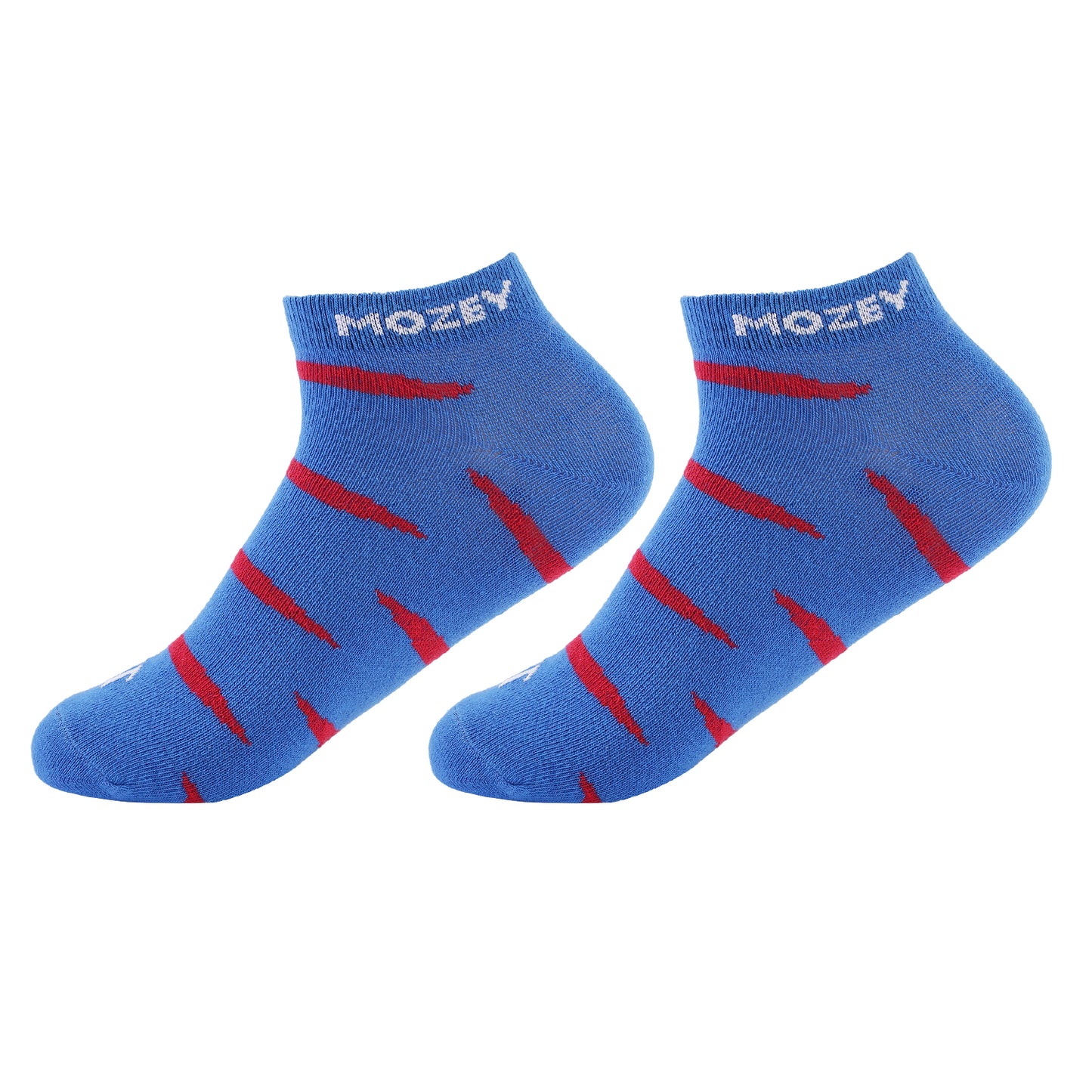 Multi Colour Unisex Ankle socks - Blue/Fushia