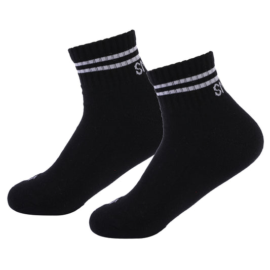 Lifestyle Socks- Quater length - black/white