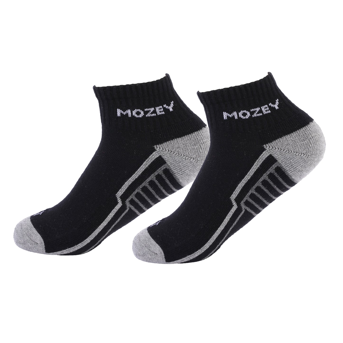 Activewear Ankle socks -Black/Grey