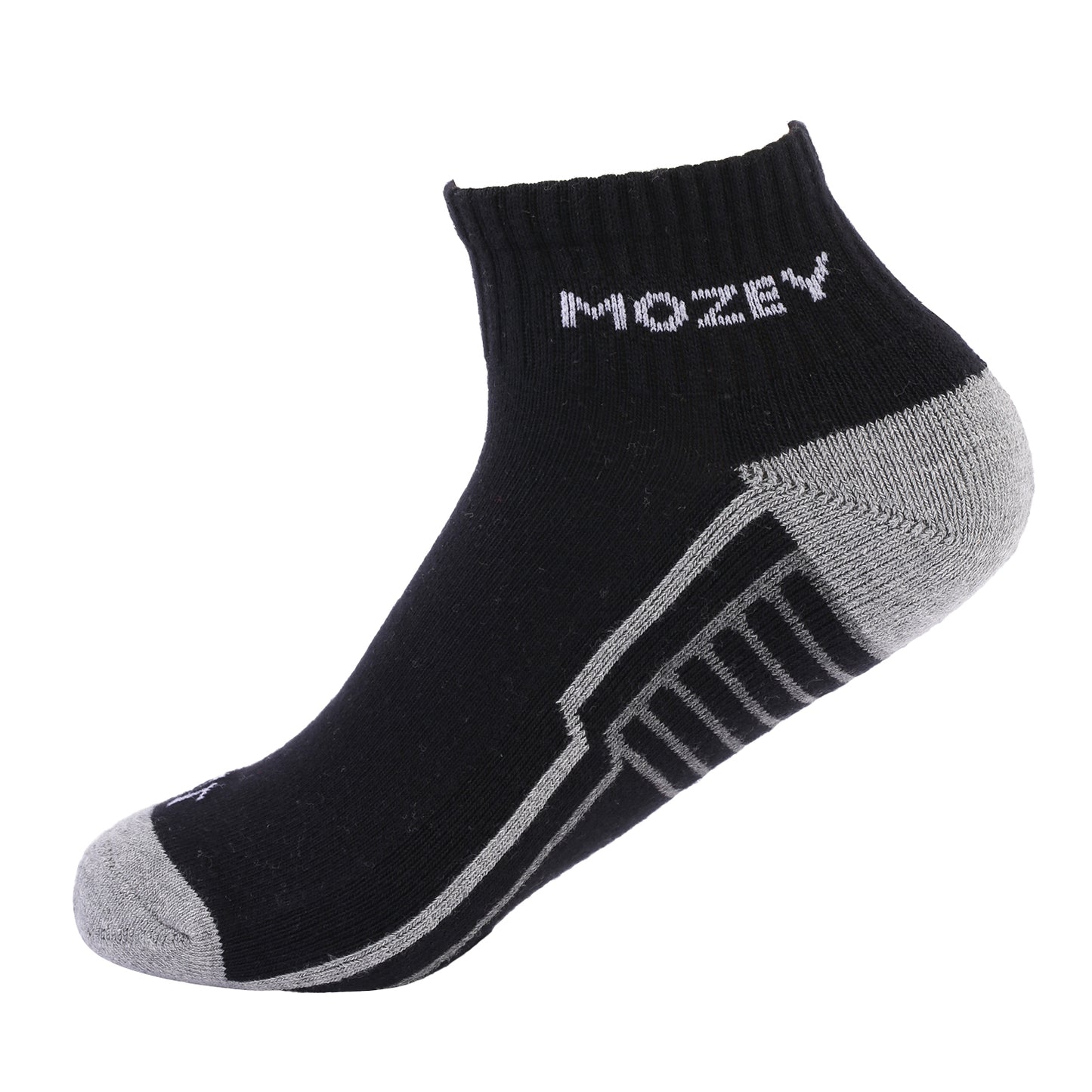 Activewear Ankle socks -Black/Grey