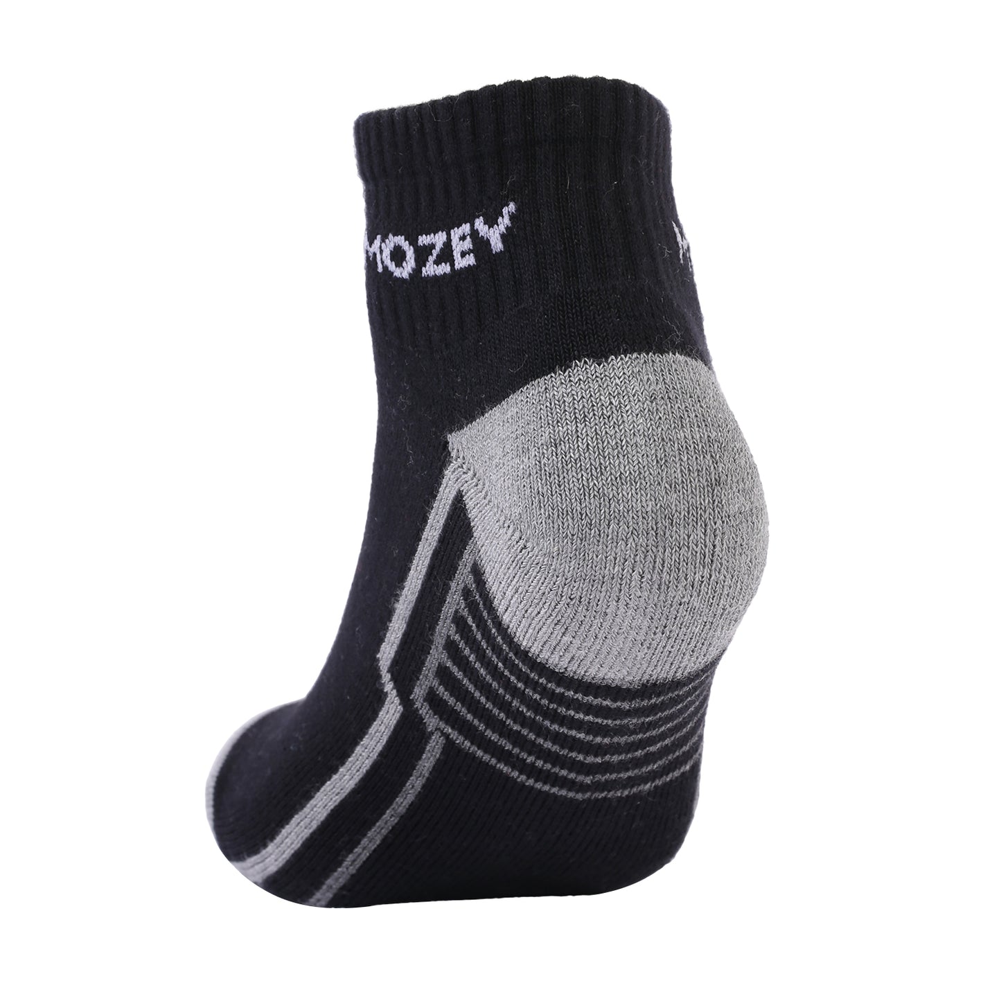 Activewear Ankle socks -Black/Grey