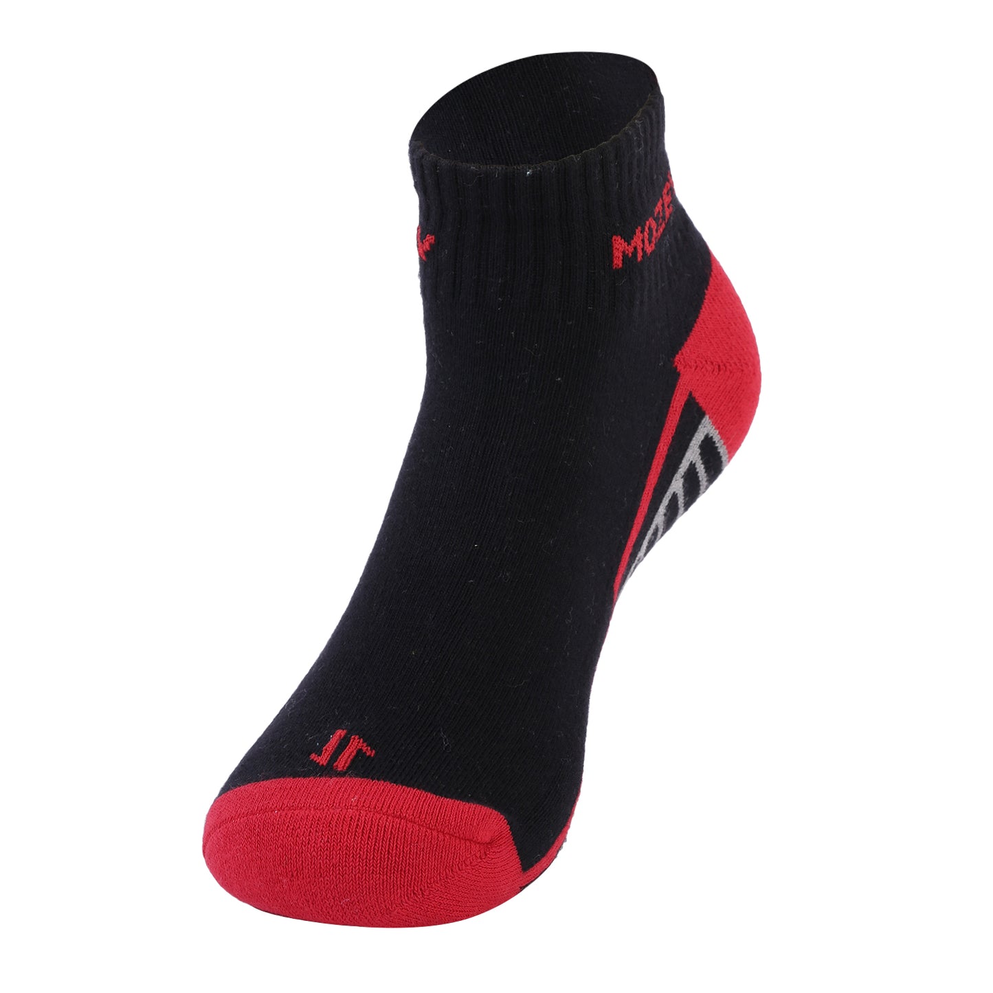 Activewear Ankle socks -Black/Red