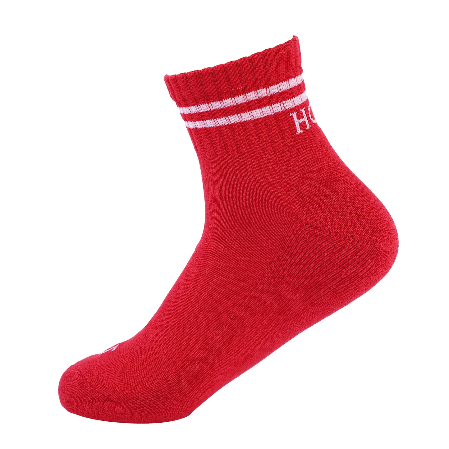 Lifestyle Socks- Quater length - red/white