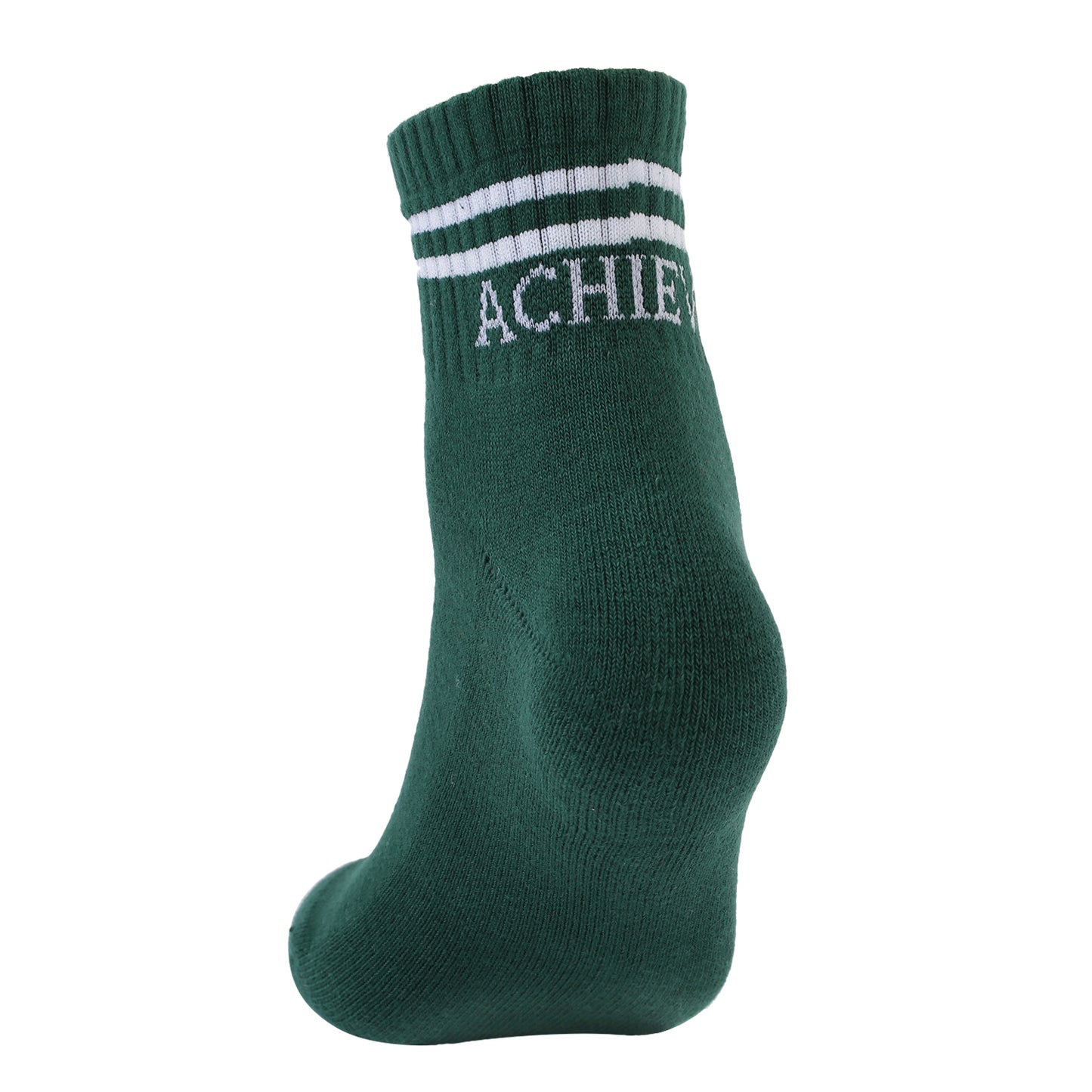 Lifestyle Socks- Quater length - green/white