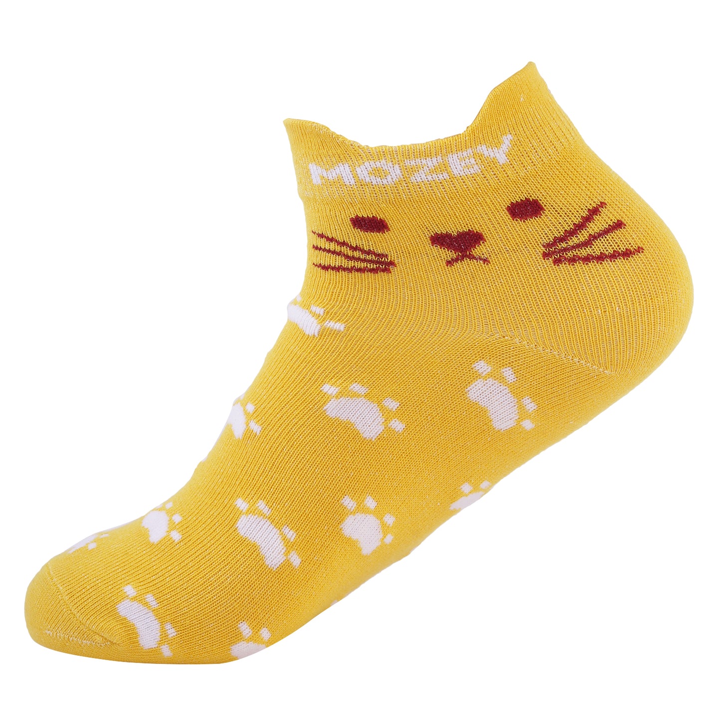 Womens - Cat Sneaker Ankle Socks