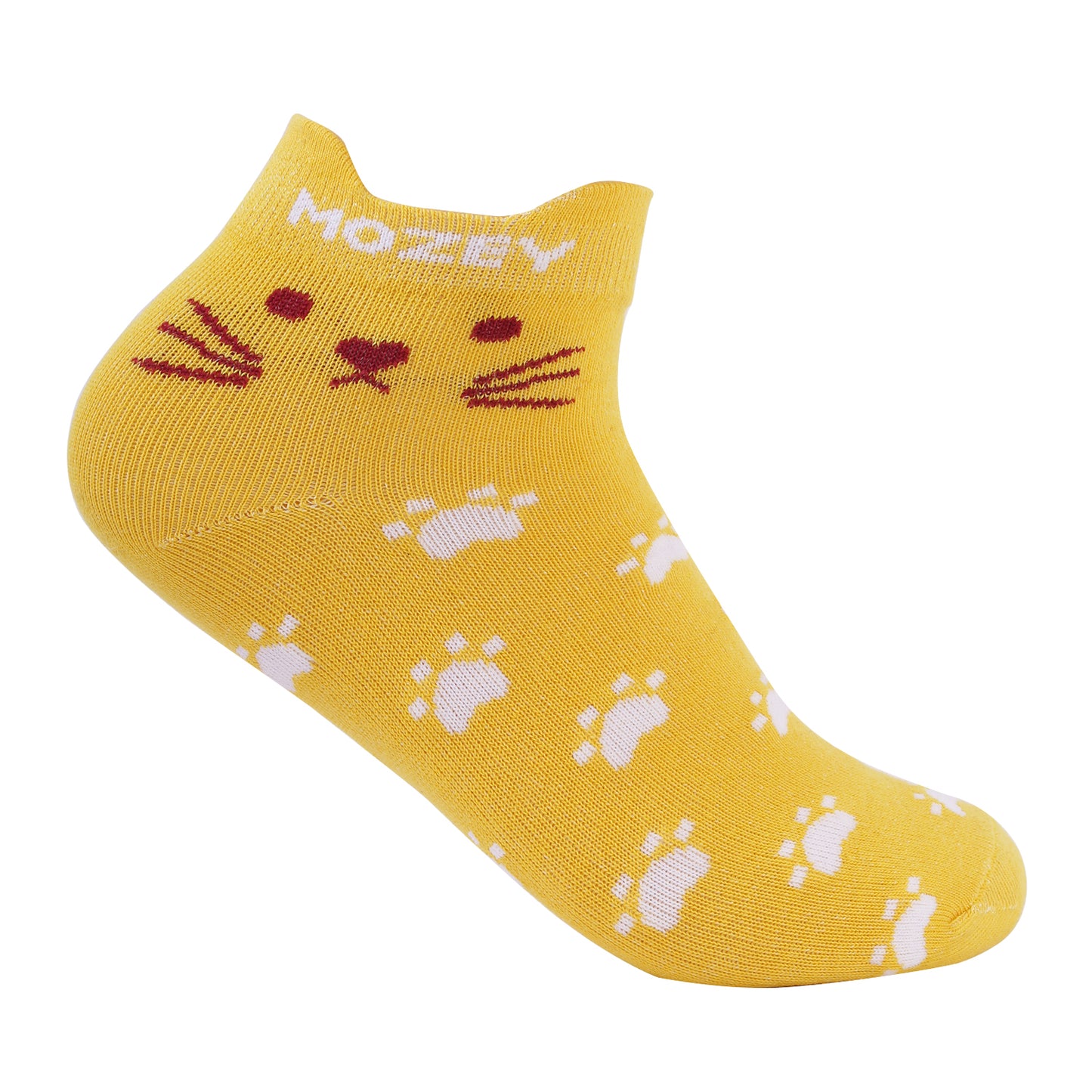 Womens - Cat Sneaker Ankle Socks