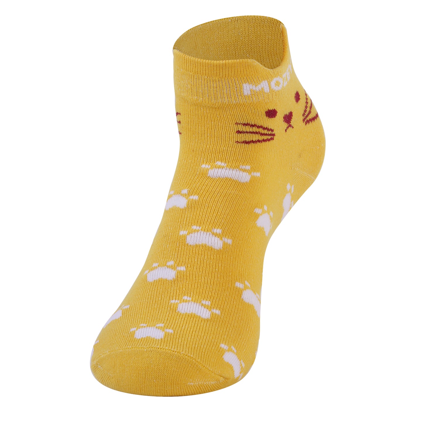 Womens- Cat Sneaker Ankle Socks-pack of 3