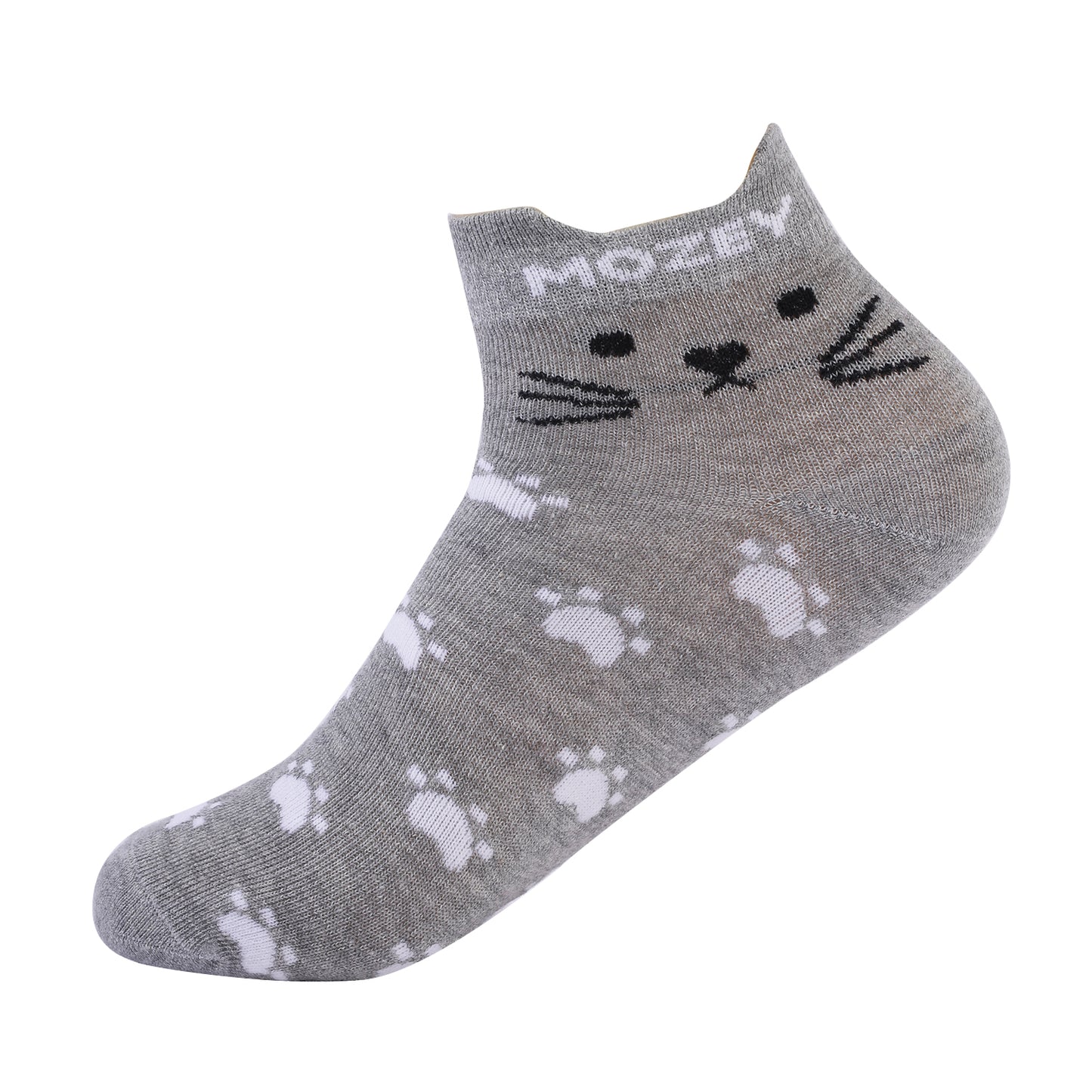 Womens - Cat Sneaker Ankle Socks