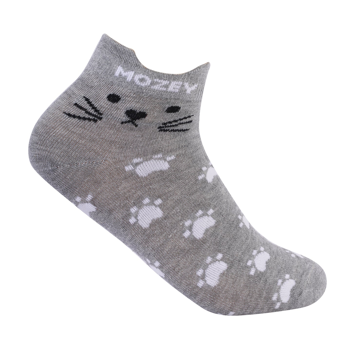 Womens - Cat Sneaker Ankle Socks