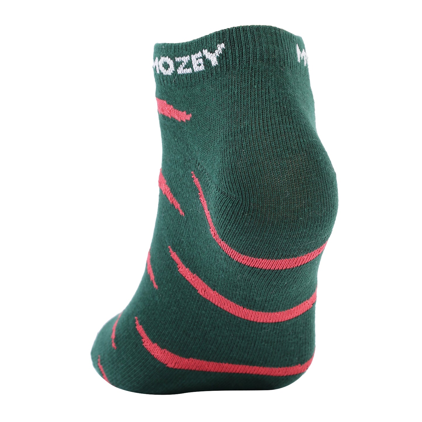 Multi Colour Unisex Ankle socks - Green/Red