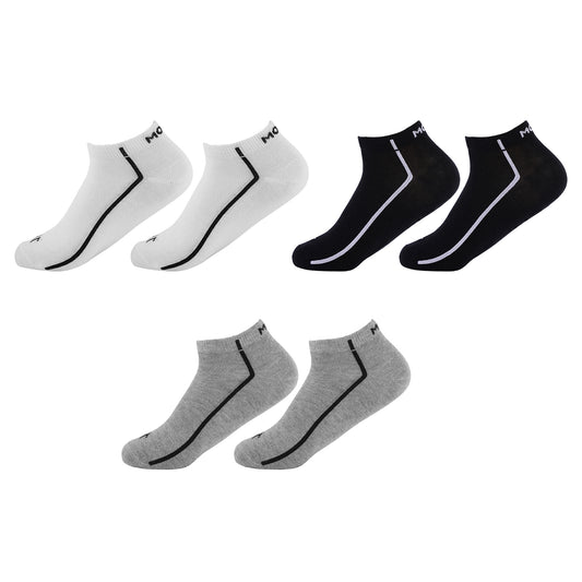 Ankle Plain Unisex socks-pack of 3