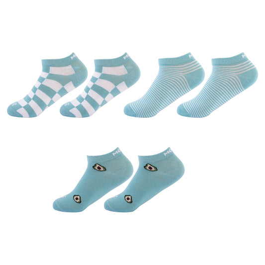 Ankle-Women Sneaker Socks-pack of 3