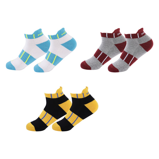 Ankle-Cushioned Sports Socks-pack of 3