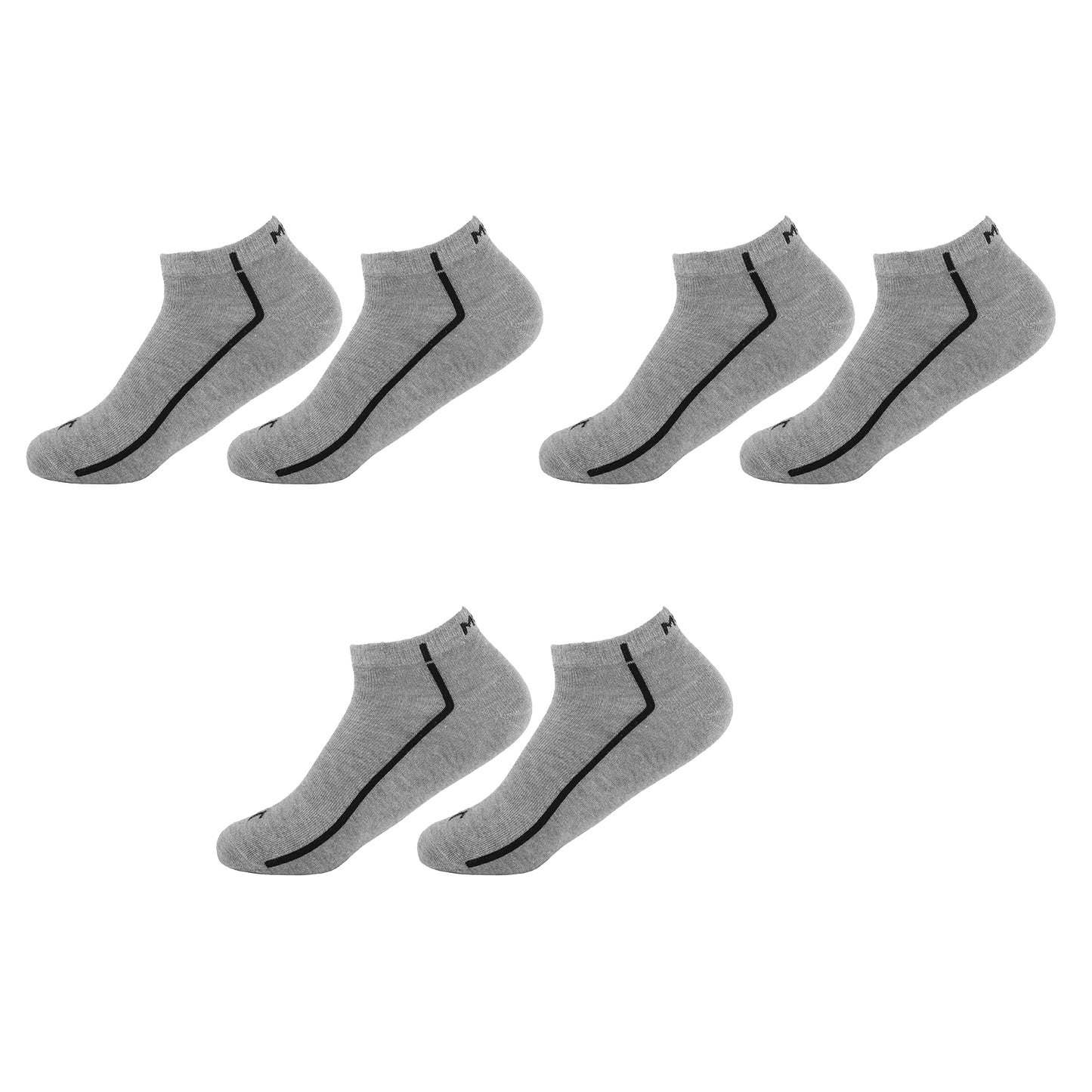 Ankle Plain Unisex socks - Pack Of 3