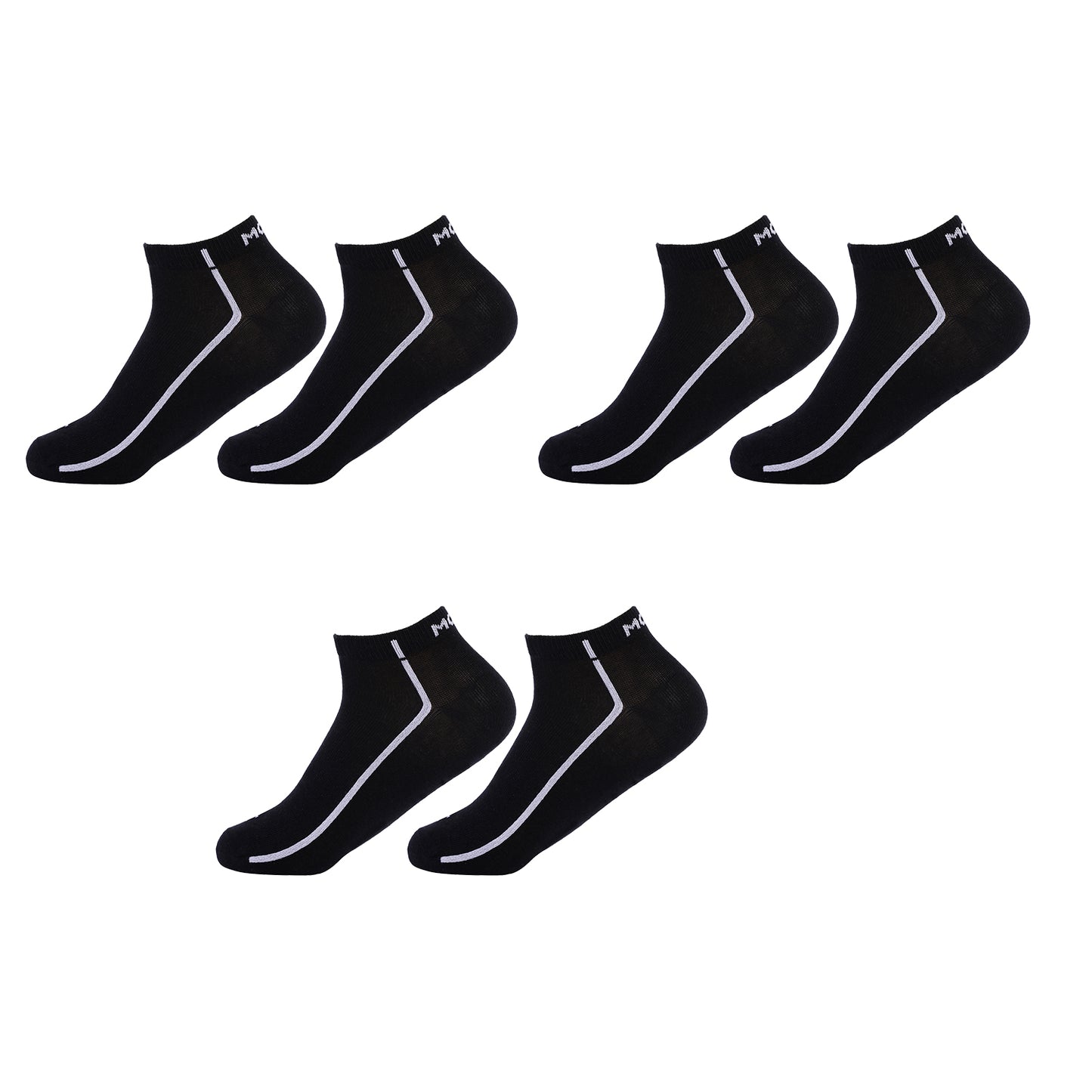 Ankle Plain Unisex socks - Pack Of 3