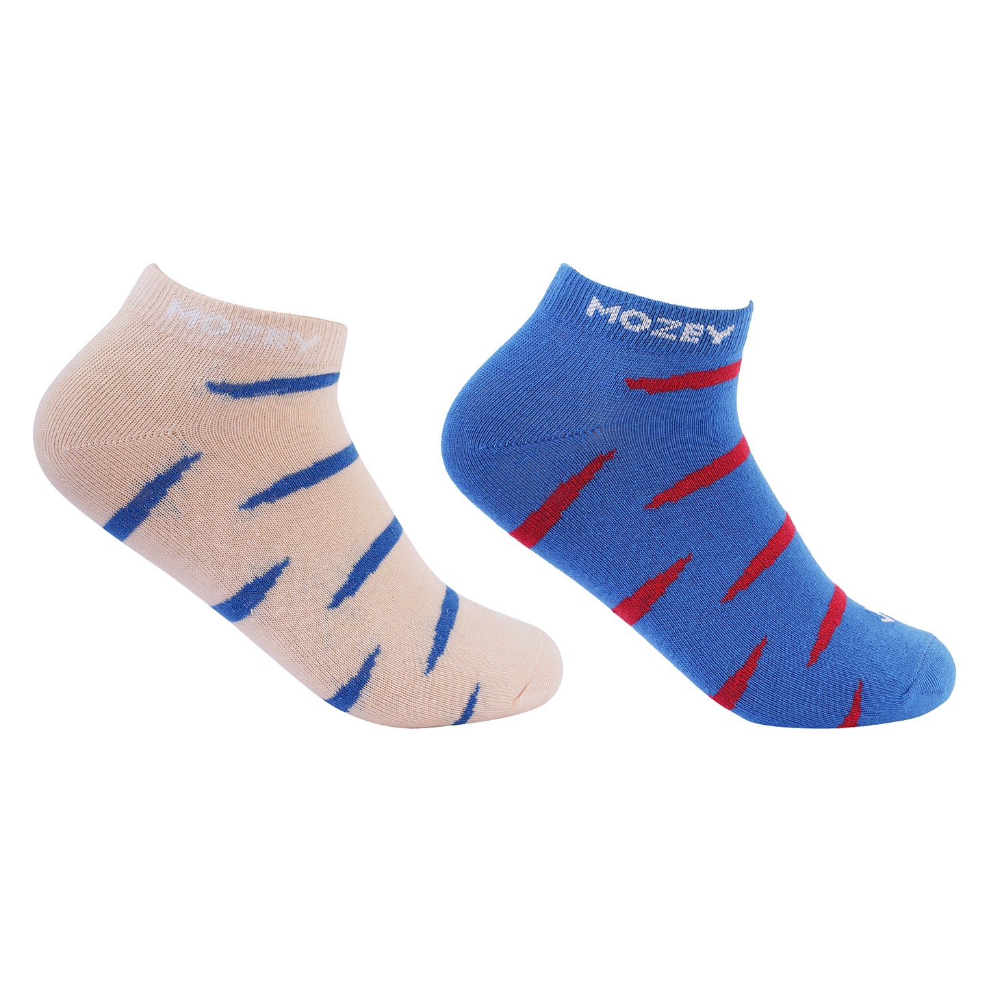 Multi Colour Unisex Ankle socks - Pack Of 2