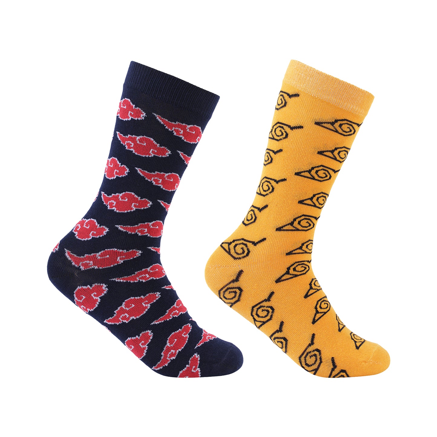 Men's Formal Socks-Naruto & Akatsuki Edition-Pack of 2