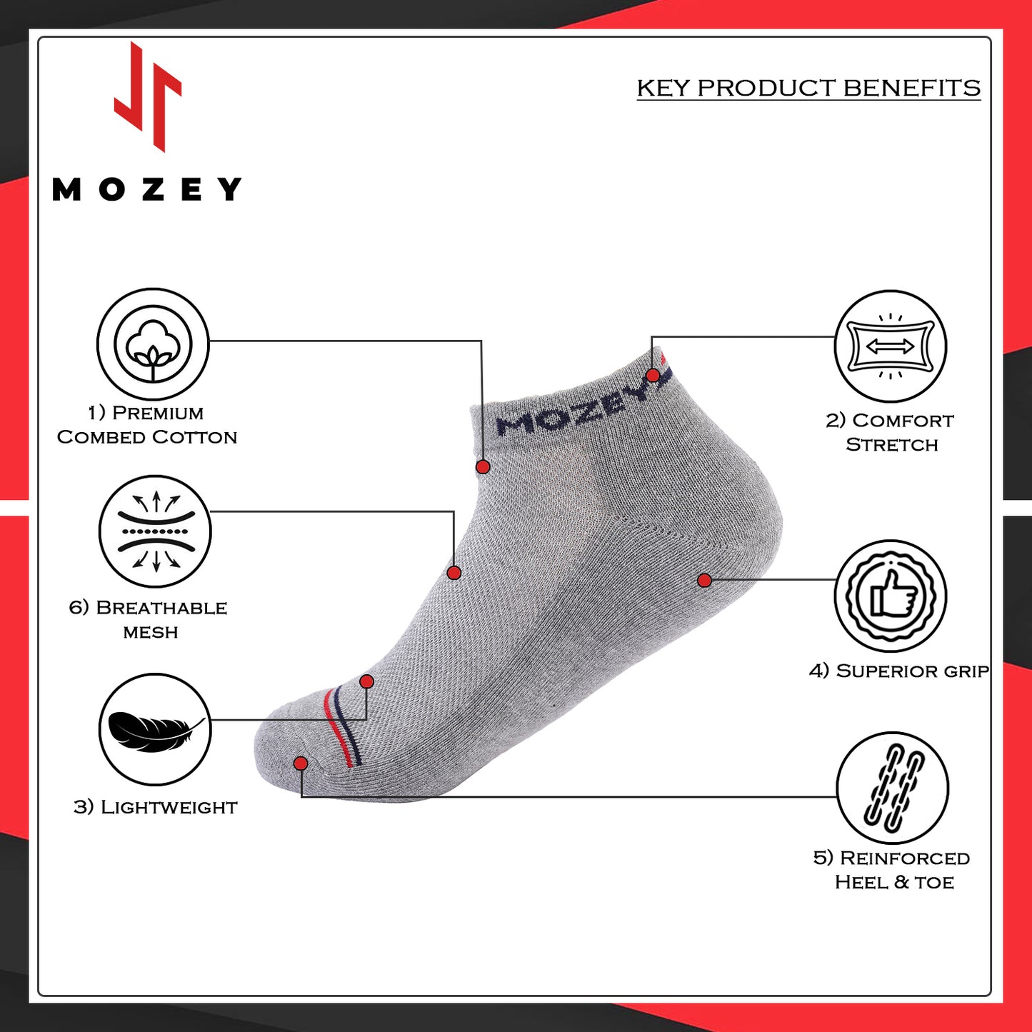 Ankle-All day Comfort Socks